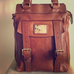 Authentic Burberry Leather Tote